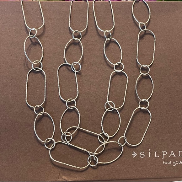 Silpada ‘LASTING IMPRESSION’ Sterling Silver Necklace 36” long N2731 - Picture 12 of 15